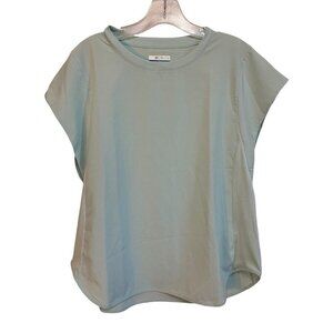 Columbia Women's Size Medium Tee Top Aqua Blue